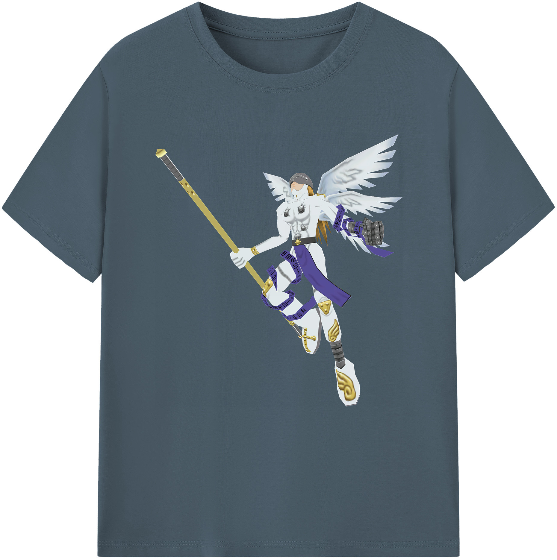 （画像用） Digimon デジタルモンスター/デジモン 綿100％半袖Tシャツ（フロントプリント）